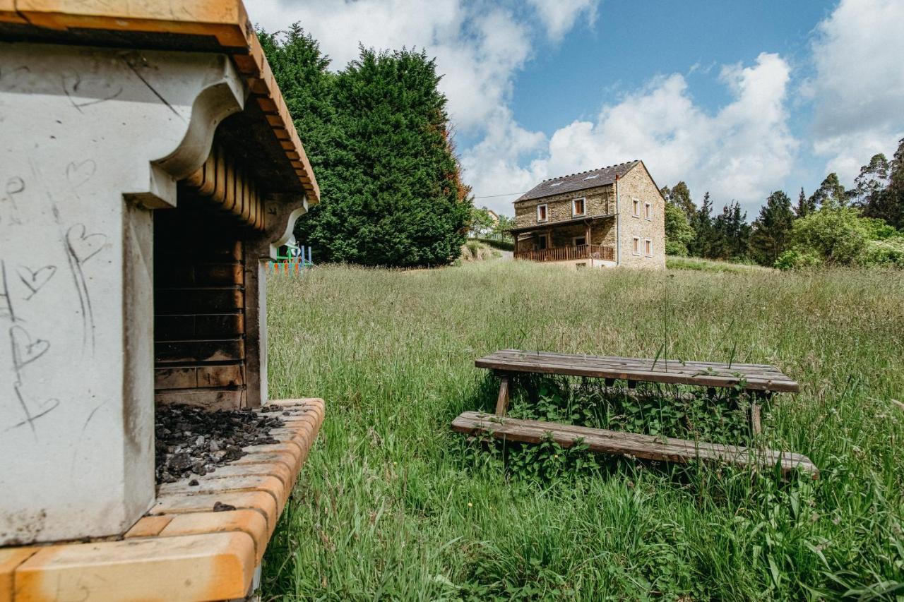 Casa Berbesa - Caserio En Asturias 3, Jardin, Bbq, Fam Кастрополь Екстер'єр фото